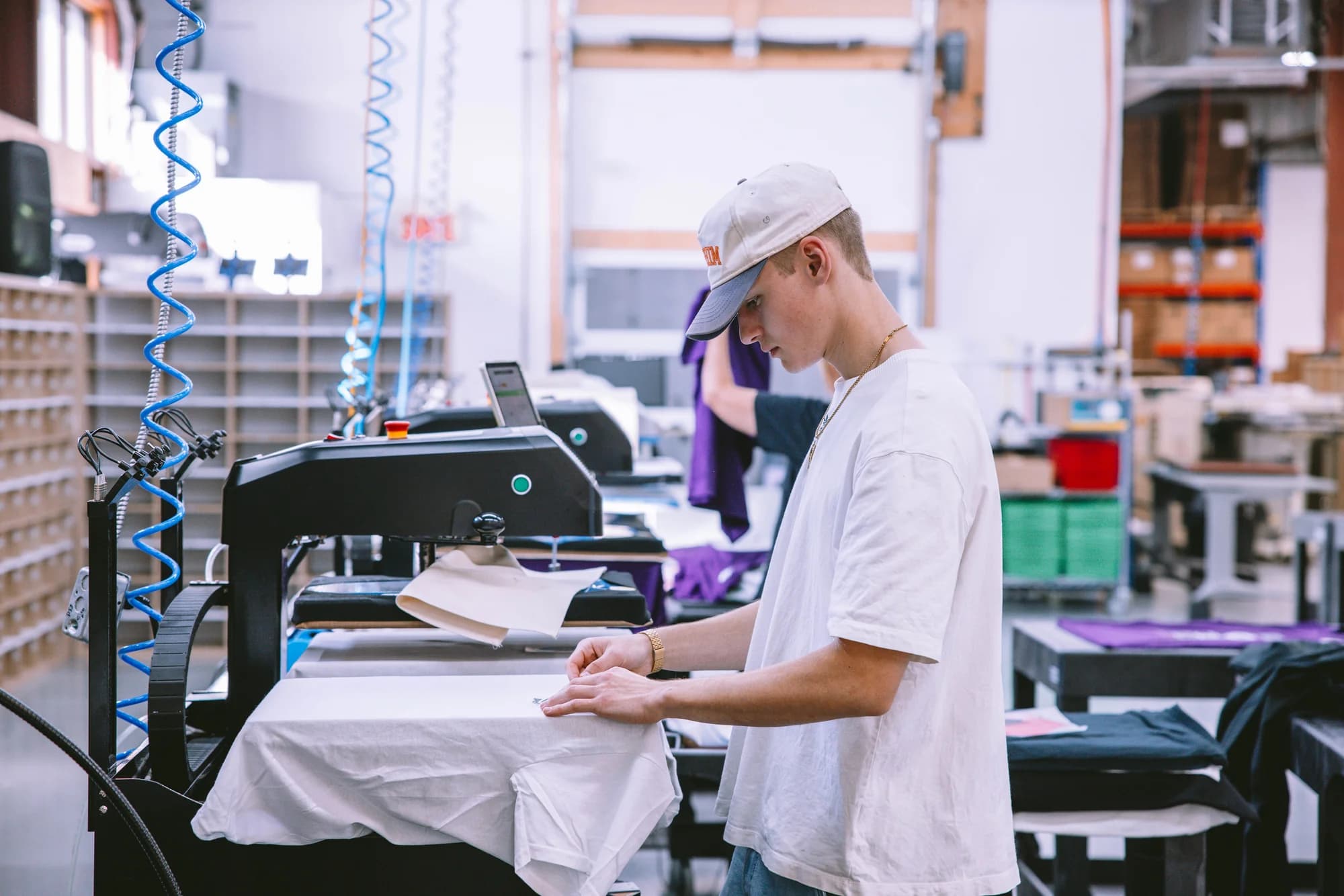 Atelier de personnalisation textile